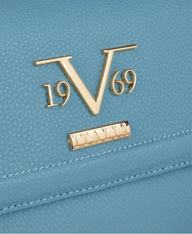 V 1969 Italia Womens Handbag V019-S DOLLARO BLU JEANS